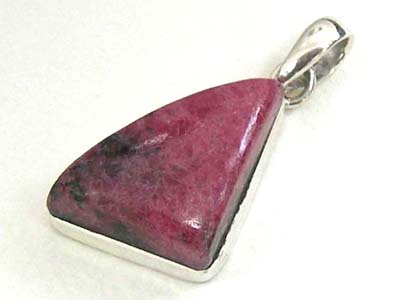 Design 1803: pink,red rhodonite pendants