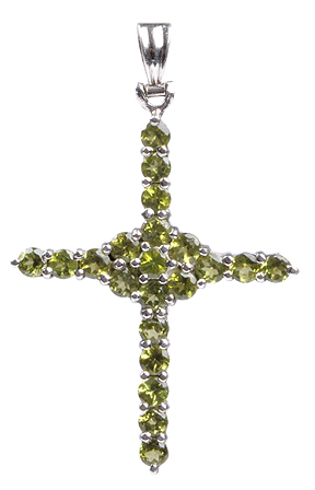 Design 18365: green peridot pendants
