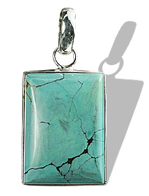 Design 1841: blue turquoise pendants