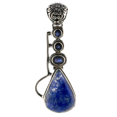 Design 18578: blue iolite pendants