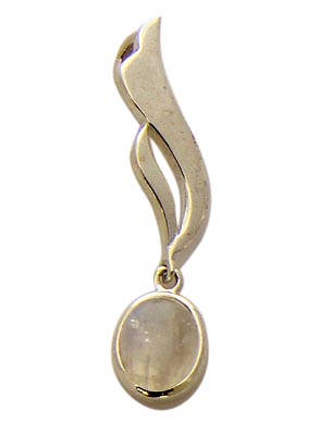 Design 21134: white moonstone pendants