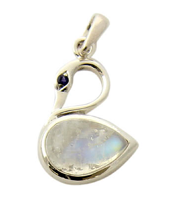 Design 21140: white moonstone pendants
