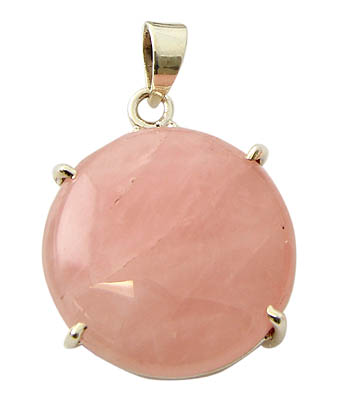 Design 21168: pink rose quartz pendants