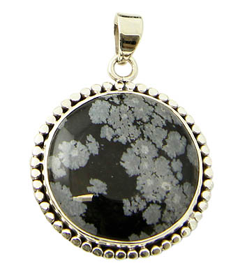 Design 21172: black obsidian pendants