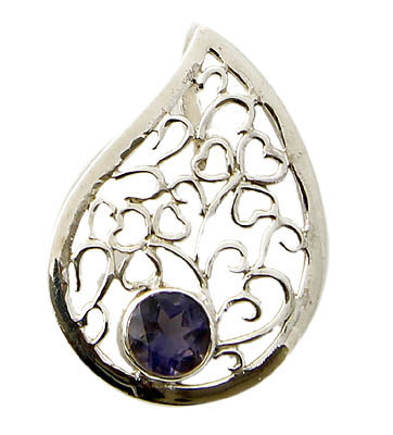 Design 21176: blue iolite pendants