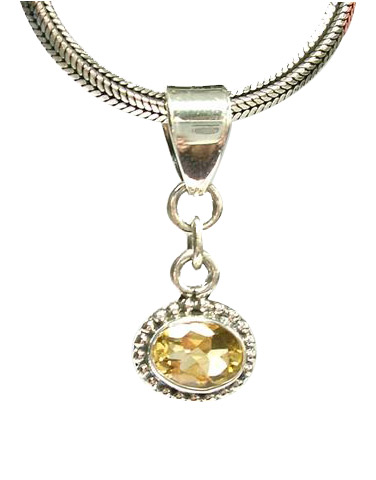 Design 3089: yellow citrine pendants