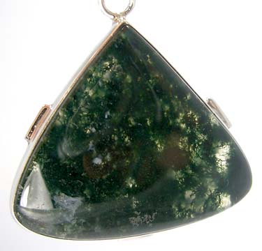 Design 5249: green,multi moss agate pendants