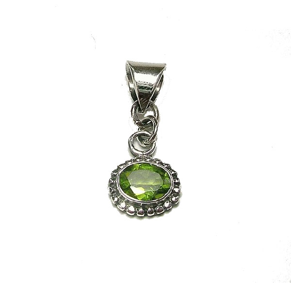 Design 5382: green peridot pendants