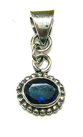 Design 5384: blue iolite pendants