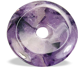 Design 626: purple amethyst donut pendants