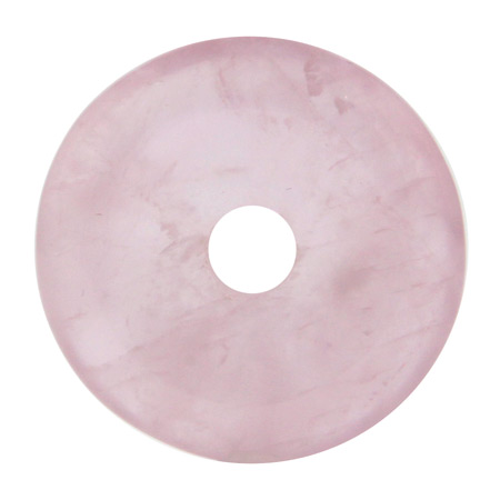 Design 629: pink rose quartz donut pendants