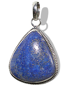 Design 664: blue lapis lazuli drop pendants