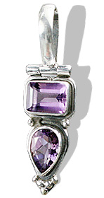 Design 671: purple amethyst pendants