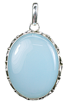 Design 676: blue chalcedony pendants