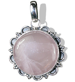 Design 717: pink rose quartz pendants