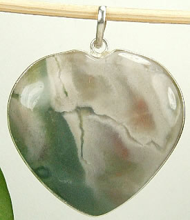 Design 7281: multi agate heart pendants