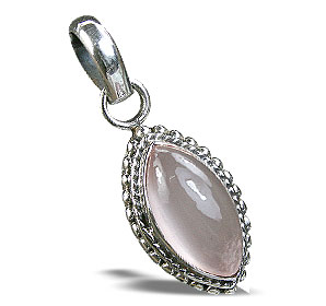 Design 7333: pink rose quartz pendants