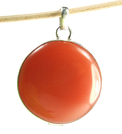 Design 7339: orange carnelian pendants