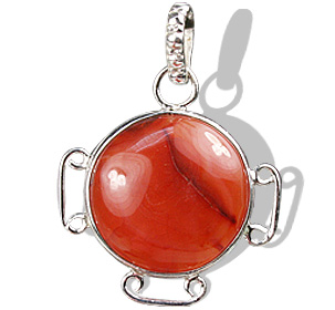 Design 7350: orange carnelian pendants