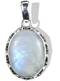 Design 736: blue,white moonstone pendants