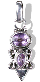 Design 743: purple amethyst pendants