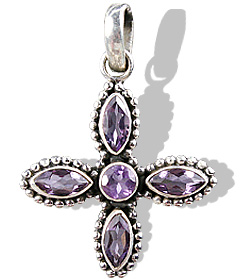 Design 7683: purple amethyst pendants