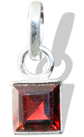 Design 7994: red garnet pendants