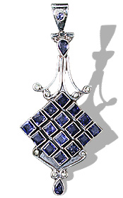 Design 8041: blue iolite pendants