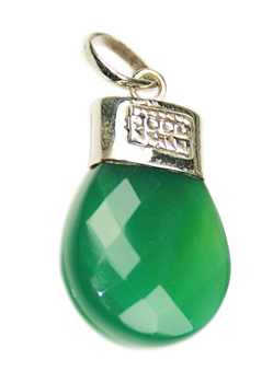 Design 8332: green onyx pendants