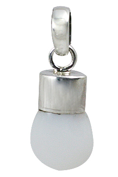 Design 8344: white onyx pendants