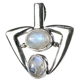 Design 8487: white moonstone pendants