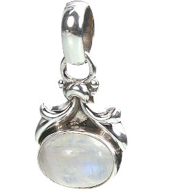 Design 8498: white moonstone pendants