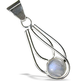Design 8534: white moonstone pendants
