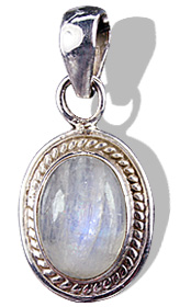 Design 8535: white moonstone pendants