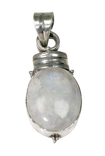 Design 8612: White moonstone pendants