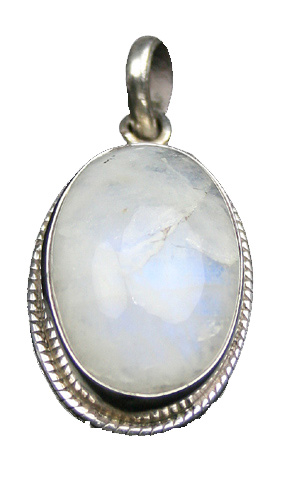 Design 8645: White moonstone pendants
