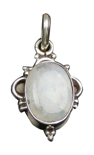 Design 8649: White moonstone pendants