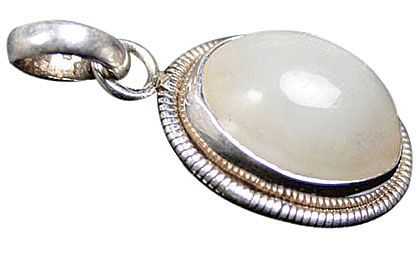 Design 8650: white moonstone pendants