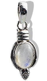 Design 8652: white moonstone pendants