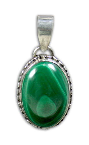 Design 8811: green malachite pendants