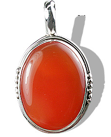 Design 8890: orange carnelian pendants