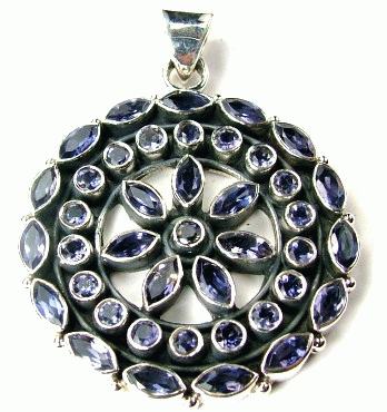 Design 934: blue iolite pendants