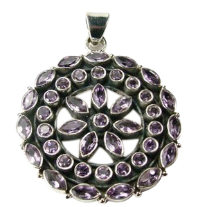 Design 950: purple amethyst pendants