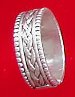 Design 1173: white silver rings