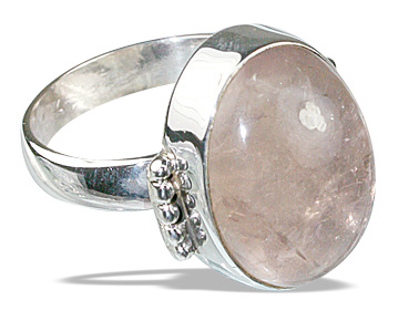 Design 1562: pink rose quartz rings