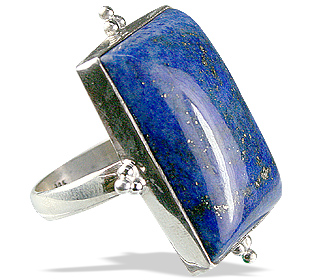 Design 1567: blue lapis lazuli american-southwest rings