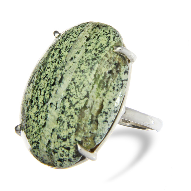 Design 20949: green opal rings