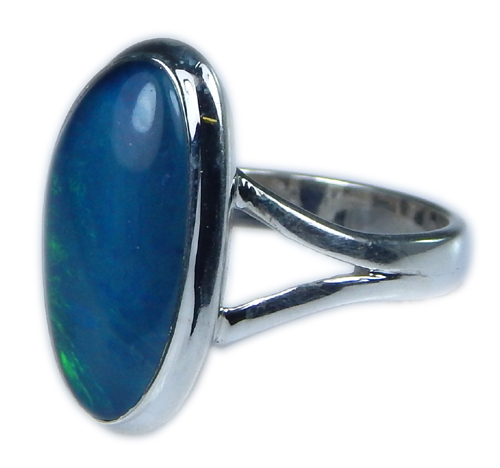 Design 21227: multi-color opal rings