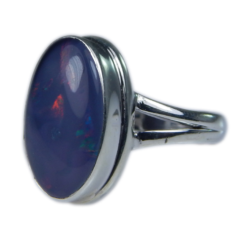Design 21261: multi-color opal rings
