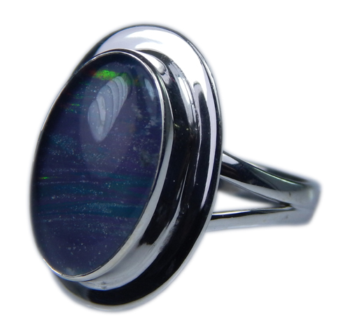 Design 21262: multi-color opal rings